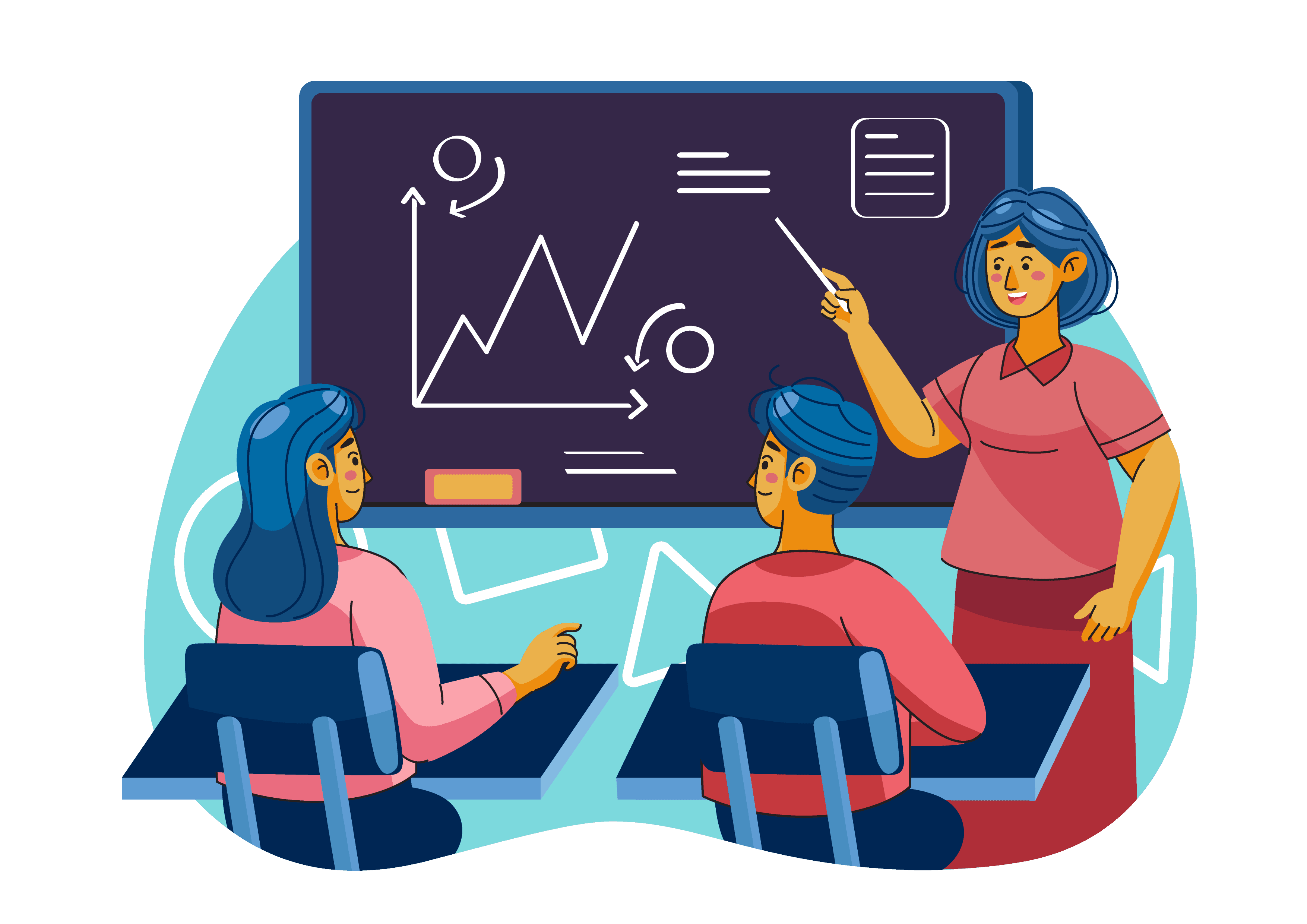 Insegnante che insegna